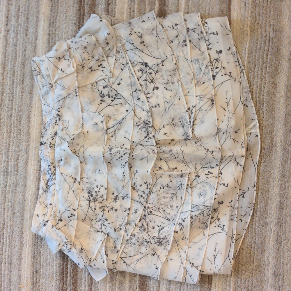Club Monaco Silk layered skirt